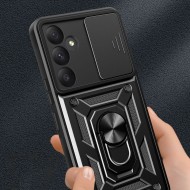 Удароустойчив калъф за Samsung Galaxy A55 5G от Tech-Protect CamShield Pro - Черен