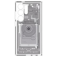 Удароустойчив твърд кейс за Samsung Galaxy S24 Ultra от Spigen Ultra Hybrid - Zero One White