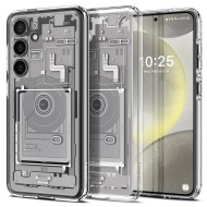 Удароустойчив твърд кейс за Samsung Galaxy S24 от Spigen Ultra Hybrid - Zero One White