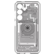 Удароустойчив твърд кейс за Samsung Galaxy S24 от Spigen Ultra Hybrid - Zero One White