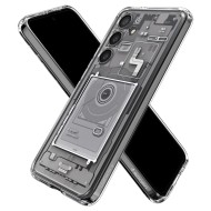 Удароустойчив твърд кейс за Samsung Galaxy S24 от Spigen Ultra Hybrid - Zero One White