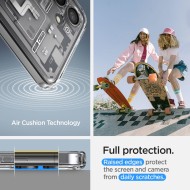 Удароустойчив твърд кейс за Samsung Galaxy S24 от Spigen Ultra Hybrid - Zero One White