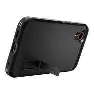Удароустойчив, твърд кейс за Samsung Galaxy Xcover 7 от Spigen Tough Armor - Черен