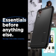 Удароустойчив, твърд кейс за Samsung Galaxy Xcover 7 от Spigen Tough Armor - Черен