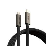 Кабел с Thunderbolt 3 от Ringke USB 3.2 Gen 2x2 с 2 USB-C и PD 240w 200см - Черен