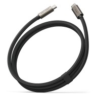 Кабел с Thunderbolt 3 от Ringke USB 3.2 Gen 2x2 с 2 USB-C и PD 240w 200см - Черен