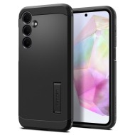 Удароустойчив, твърд кейс за Samsung Galaxy A35 5G от Spigen Tough Armor - Черен