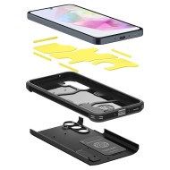 Удароустойчив, твърд кейс за Samsung Galaxy A35 5G от Spigen Tough Armor - Черен