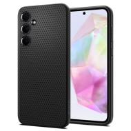 Силиконов кейс за Samsung Galaxy A35 5G от Spigen Liquid Air - Черен мат
