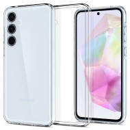 Удароустойчив твърд кейс за Samsung Galaxy A35 5G от Spigen Ultra Hybrid - Прозрачен