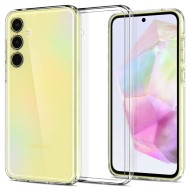 Удароустойчив твърд кейс за Samsung Galaxy A35 5G от Spigen Ultra Hybrid - Прозрачен