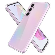Удароустойчив твърд кейс за Samsung Galaxy A35 5G от Spigen Ultra Hybrid - Прозрачен