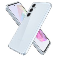 Удароустойчив твърд кейс за Samsung Galaxy A35 5G от Spigen Ultra Hybrid - Прозрачен