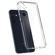 Удароустойчив твърд кейс за Samsung Galaxy A35 5G от Spigen Ultra Hybrid - Прозрачен
