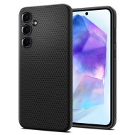 Силиконов кейс за Samsung Galaxy A55 5G от Spigen Liquid Air - Черен мат