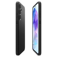 Силиконов кейс за Samsung Galaxy A55 5G от Spigen Liquid Air - Черен мат