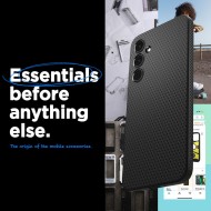 Силиконов кейс за Samsung Galaxy A55 5G от Spigen Liquid Air - Черен мат