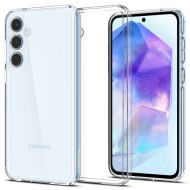 Удароустойчив твърд кейс за Samsung Galaxy A55 5G от Spigen Ultra Hybrid - Прозрачен