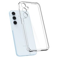 Удароустойчив твърд кейс за Samsung Galaxy A55 5G от Spigen Ultra Hybrid - Прозрачен