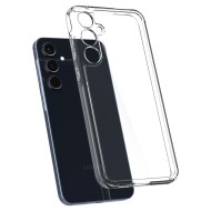 Удароустойчив твърд кейс за Samsung Galaxy A55 5G от Spigen Ultra Hybrid - Прозрачен