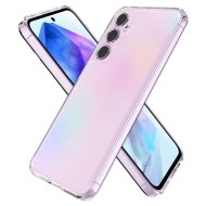 Удароустойчив твърд кейс за Samsung Galaxy A55 5G от Spigen Ultra Hybrid - Прозрачен