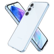 Удароустойчив твърд кейс за Samsung Galaxy A55 5G от Spigen Ultra Hybrid - Прозрачен