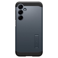 Удароустойчив, твърд кейс за Samsung Galaxy A55 5G от Spigen Tough Armor - Metal Slate