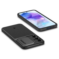 Кейс с капак за камерата за Samsung Galaxy A55 5G от Spigen Optik Armor - Черен