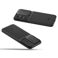 Кейс с капак за камерата за Samsung Galaxy A55 5G от Spigen Optik Armor - Черен