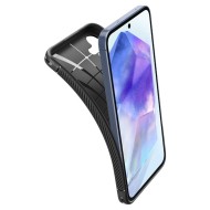 Удароустойчив кейс за Samsung Galaxy A55 5G от Spigen Rugged Armor - Черен мат