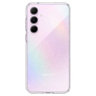 Удароустойчив, силиконов кейс за Samsung Galaxy A55 5G от Spigen Liquid Crystal - Glitter Crystal