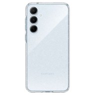 Удароустойчив, силиконов кейс за Samsung Galaxy A55 5G от Spigen Liquid Crystal - Glitter Crystal