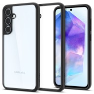 Удароустойчив твърд кейс за Samsung Galaxy A55 5G от Spigen Ultra Hybrid - Черен