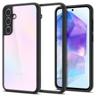 Удароустойчив твърд кейс за Samsung Galaxy A55 5G от Spigen Ultra Hybrid - Черен