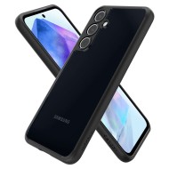 Удароустойчив твърд кейс за Samsung Galaxy A55 5G от Spigen Ultra Hybrid - Черен