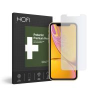 Стъклен протектор FULL GLUE за iPhone 11 от Hofi Glass Pro+ - Прозрачен