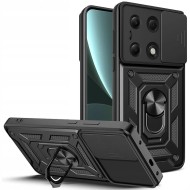 Удароустойчив калъф за Xiaomi Redmi Note 13 Pro 5G / Poco X6 5G от Tech-Protect CamShield Pro - Черен