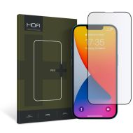 Стъклен протектор FULL GLUE за iPhone 13 Pro / 14 от Hofi Glass Pro+ - Черен
