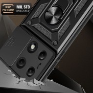 Удароустойчив калъф за Xiaomi Redmi Note 13 Pro 5G / Poco X6 5G от Tech-Protect CamShield Pro - Черен