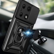 Удароустойчив калъф за Xiaomi Redmi Note 13 Pro 5G / Poco X6 5G от Tech-Protect CamShield Pro - Черен