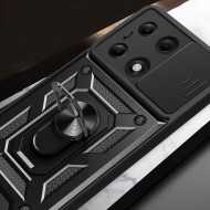 Удароустойчив калъф за Xiaomi Redmi Note 13 Pro 5G / Poco X6 5G от Tech-Protect CamShield Pro - Черен