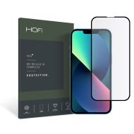 Стъклен протектор FULL GLUE за iPhone 13 Pro Max от Hofi Glass Pro+ - Черен