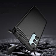 Удароустойчив кейс за Samsung Galaxy M15 5G от Tech-Protect TPUcarbon - Черен