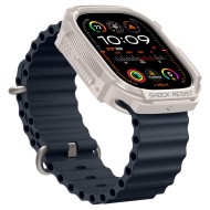 Удароустойчив кейс за Apple Watch Ultra 1/2 (49mm) от Spigen Rugged Armor - Dune Beige
