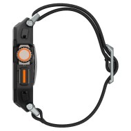 Текстилна каишка и кейс за Apple Watch Ultra 1 / 2 (49mm) от Spigen Lite Fit Pro - Черен мат