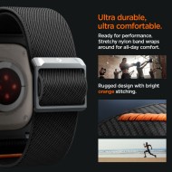 Текстилна каишка и кейс за Apple Watch Ultra 1 / 2 (49mm) от Spigen Lite Fit Pro - Черен мат