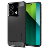 Удароустойчив кейс за Xiaomi Redmi Note 13 Pro 5G / Poco X6 5G от Spigen Rugged Armor - Черен мат