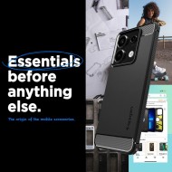 Удароустойчив кейс за Xiaomi Redmi Note 13 Pro 5G / Poco X6 5G от Spigen Rugged Armor - Черен мат