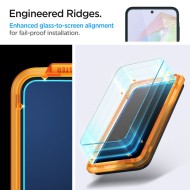 2 броя стъклени протектори за Samsung Galaxy A35 5G от Spigen ALM Glas.TR Slim 2-Pack - Прозрачни