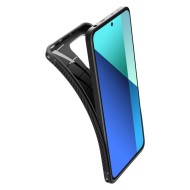 Удароустойчив кейс за Xiaomi Redmi Note 13 4G/LTE от Spigen Rugged Armor - Черен мат